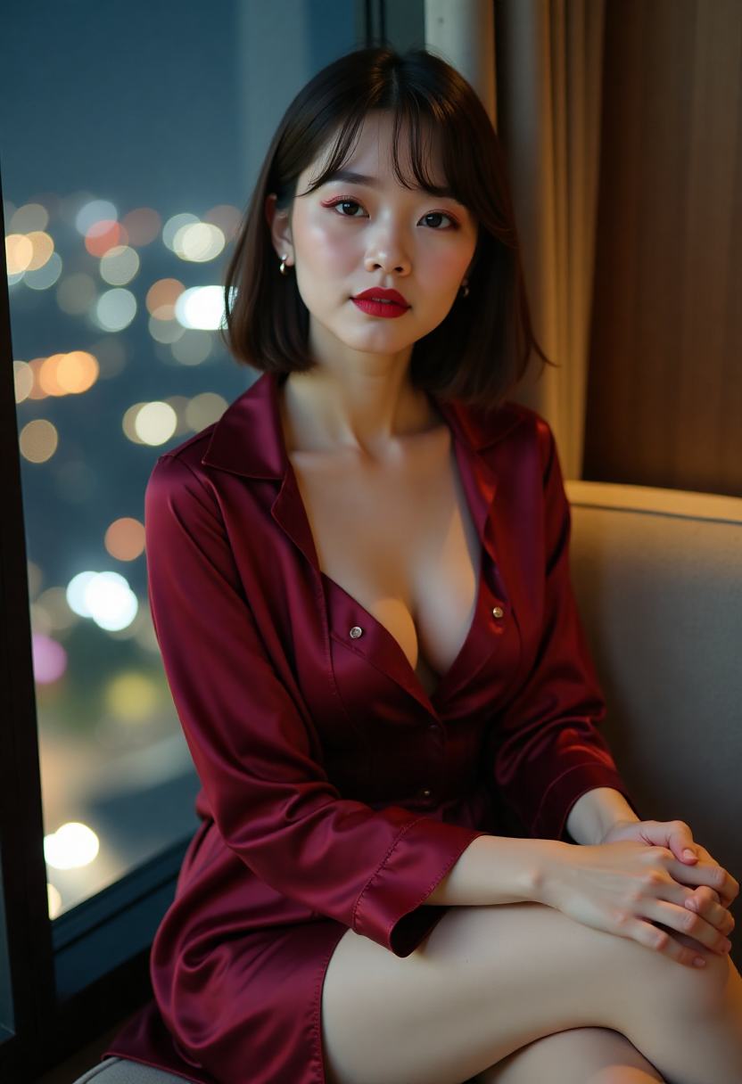 山间夜色